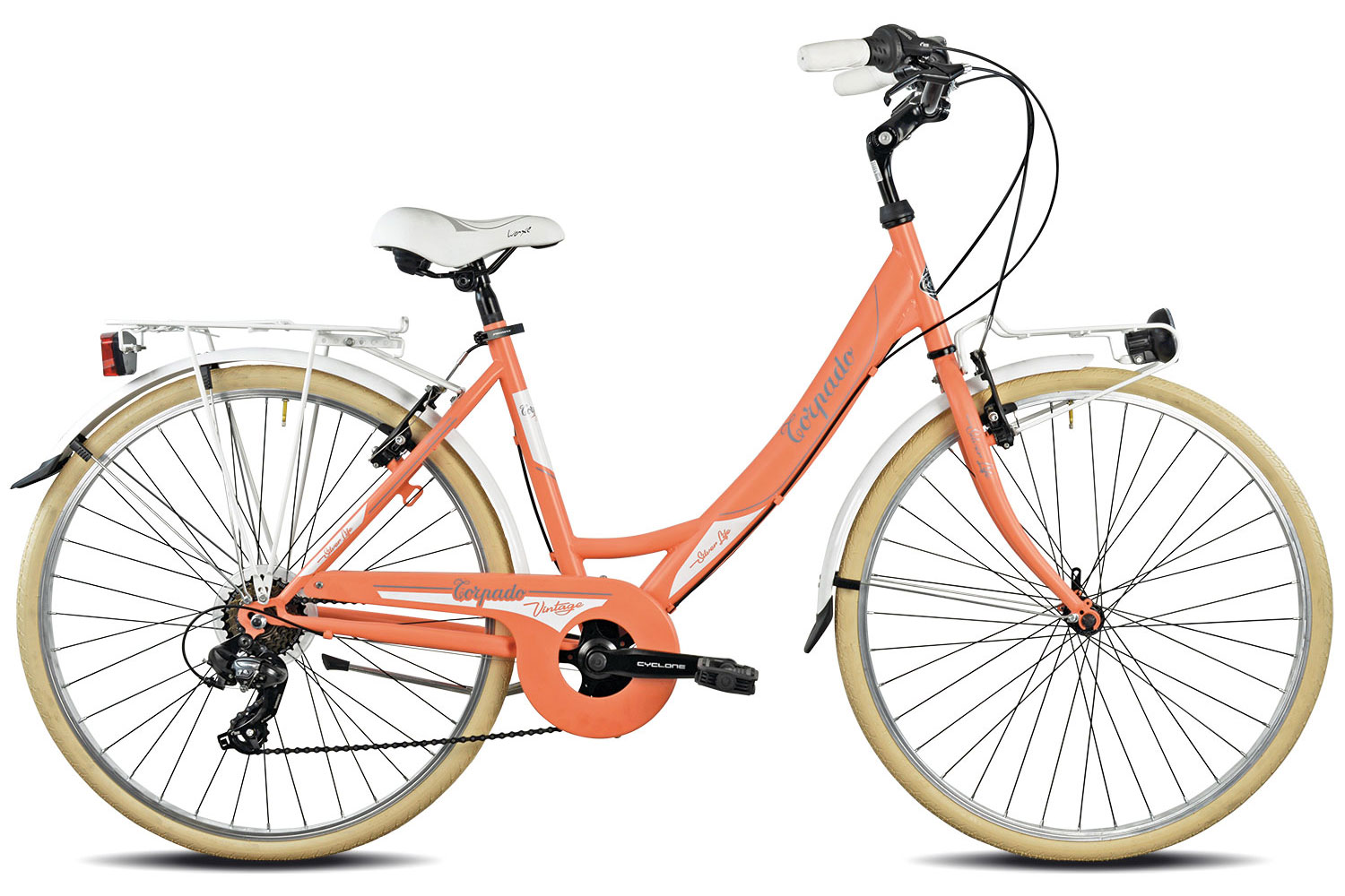 bicicletta albatros arancione