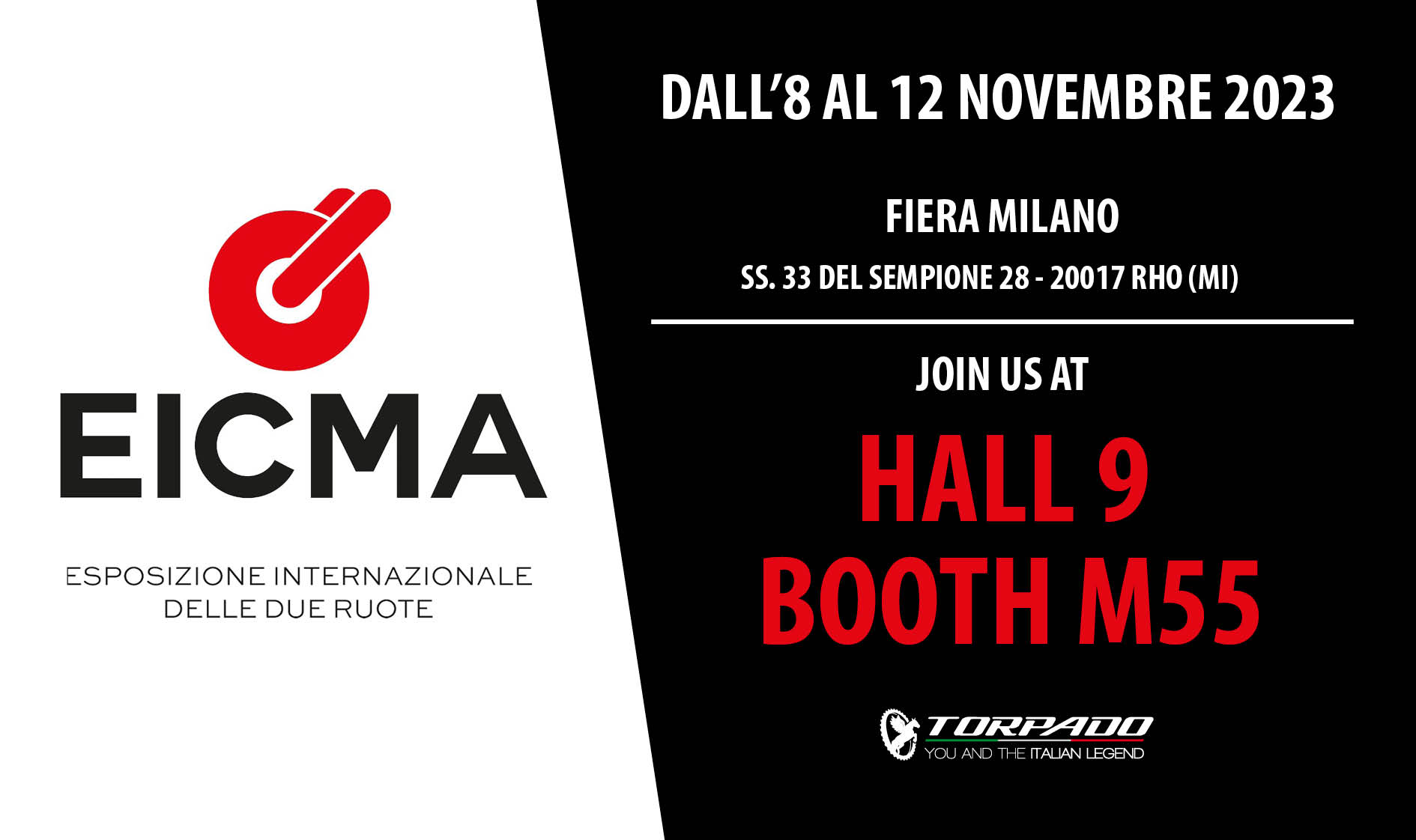 Torpado presente ad EICMA